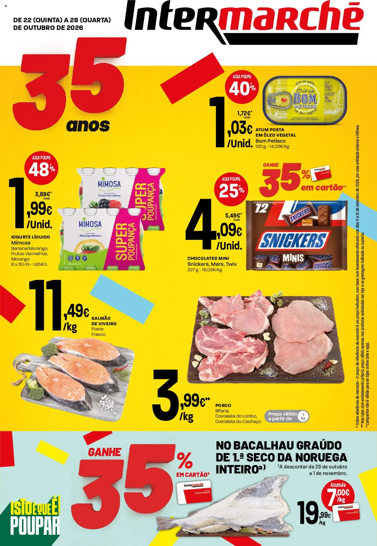 Pré-visualização do folheto da loja Intermarché válida a partir de 22/10/2026