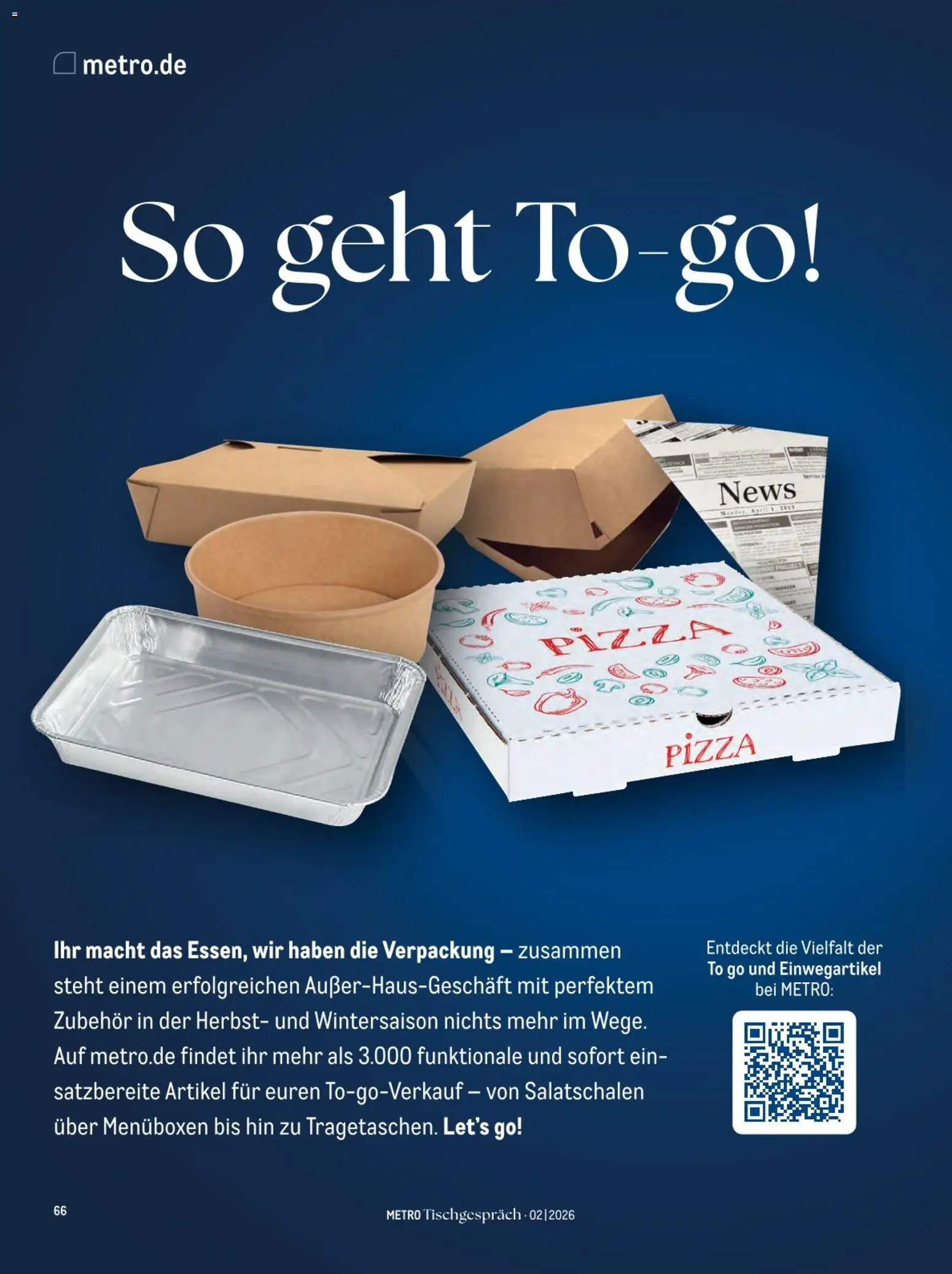 Vorschau von dem Prospekt des Geschäftes Metro, gültig ab dem 01.09.2026 - Pizza
