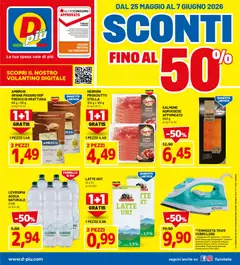Anteprima dell'opuscolo D Più volantino dal negozio D Più valido da 25/05/2026