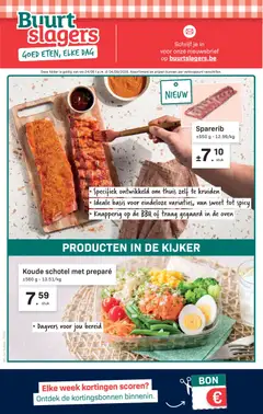 Prévisualisation de Buurtslagers Folder / Publicité du magasin Buurtslagers formulaire valide 24/06/2026
