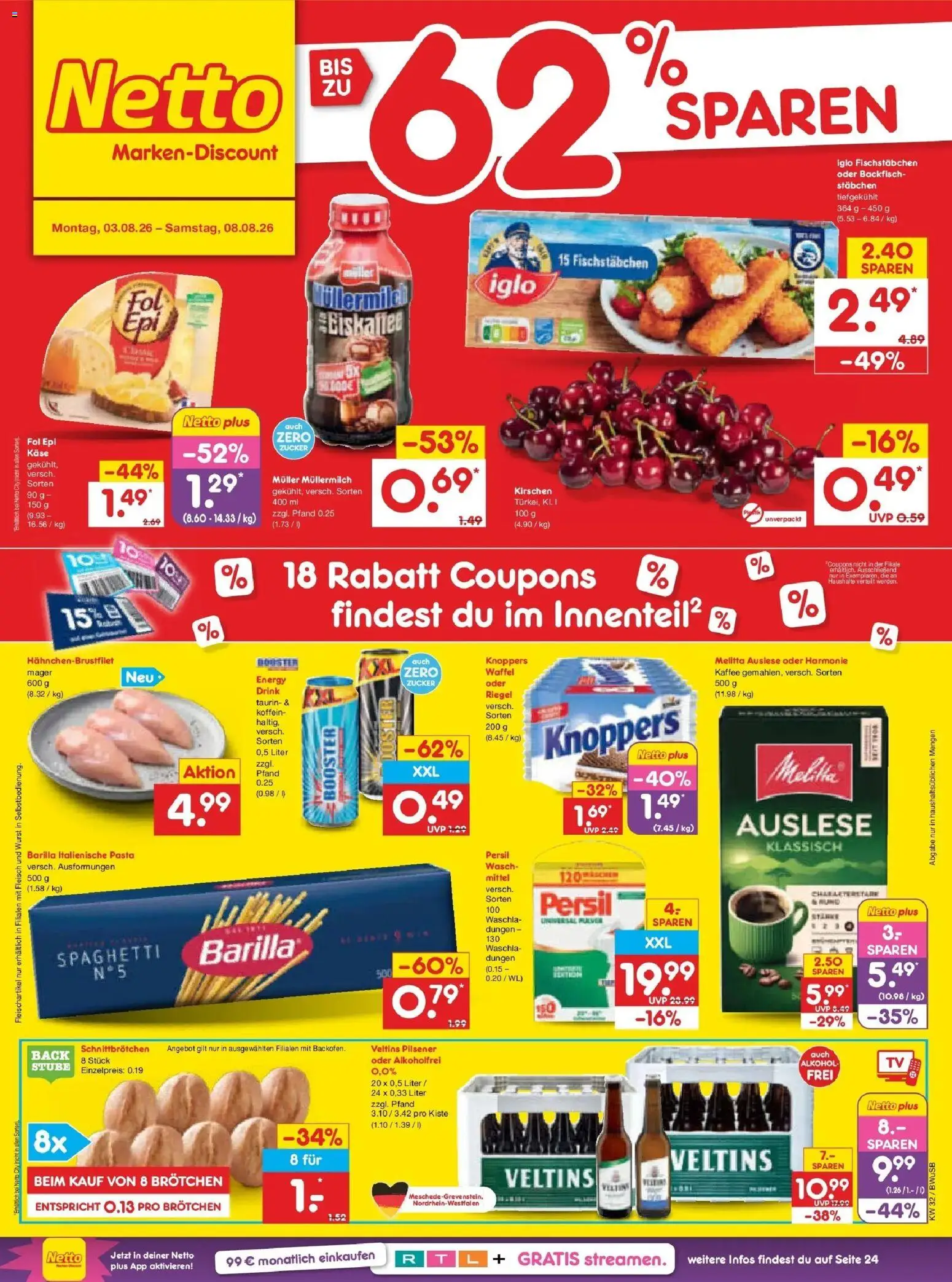 Vorschau von dem Prospekt des Geschäftes Netto Marken-Discount, gültig ab dem 03.08.2026