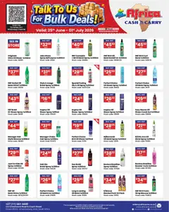 Preview of Africa Cash & Carry flyer valid from 25/06/2026