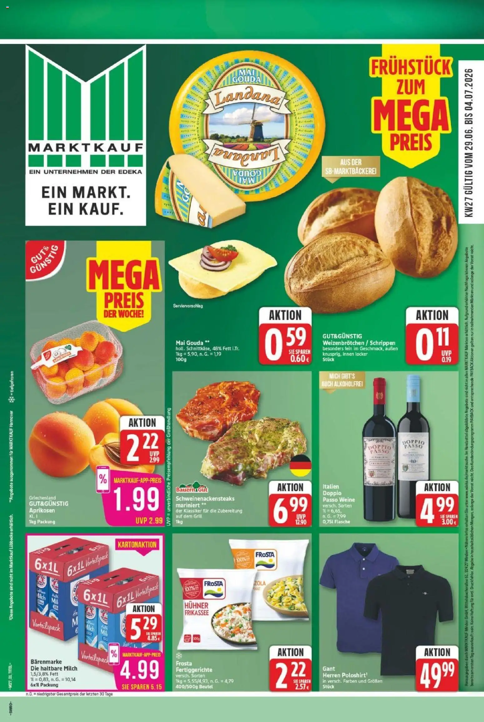 Vorschau von dem Prospekt des Geschäftes Marktkauf, gültig ab dem 29.06.2026