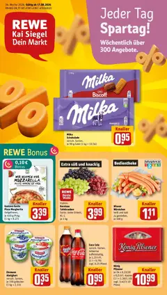 Vorschau von dem Prospekt des Geschäftes Rewe, gültig ab dem 17.08.2026