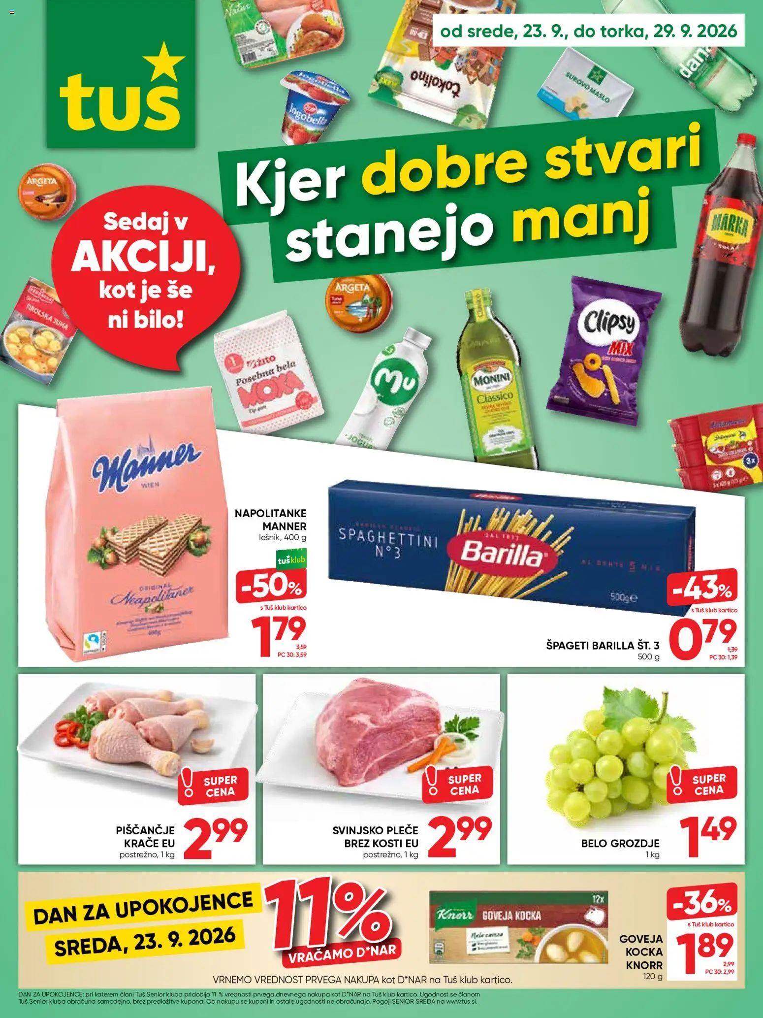 Predogled kataloga iz trgovine Tuš veljaven od 23.09.2026