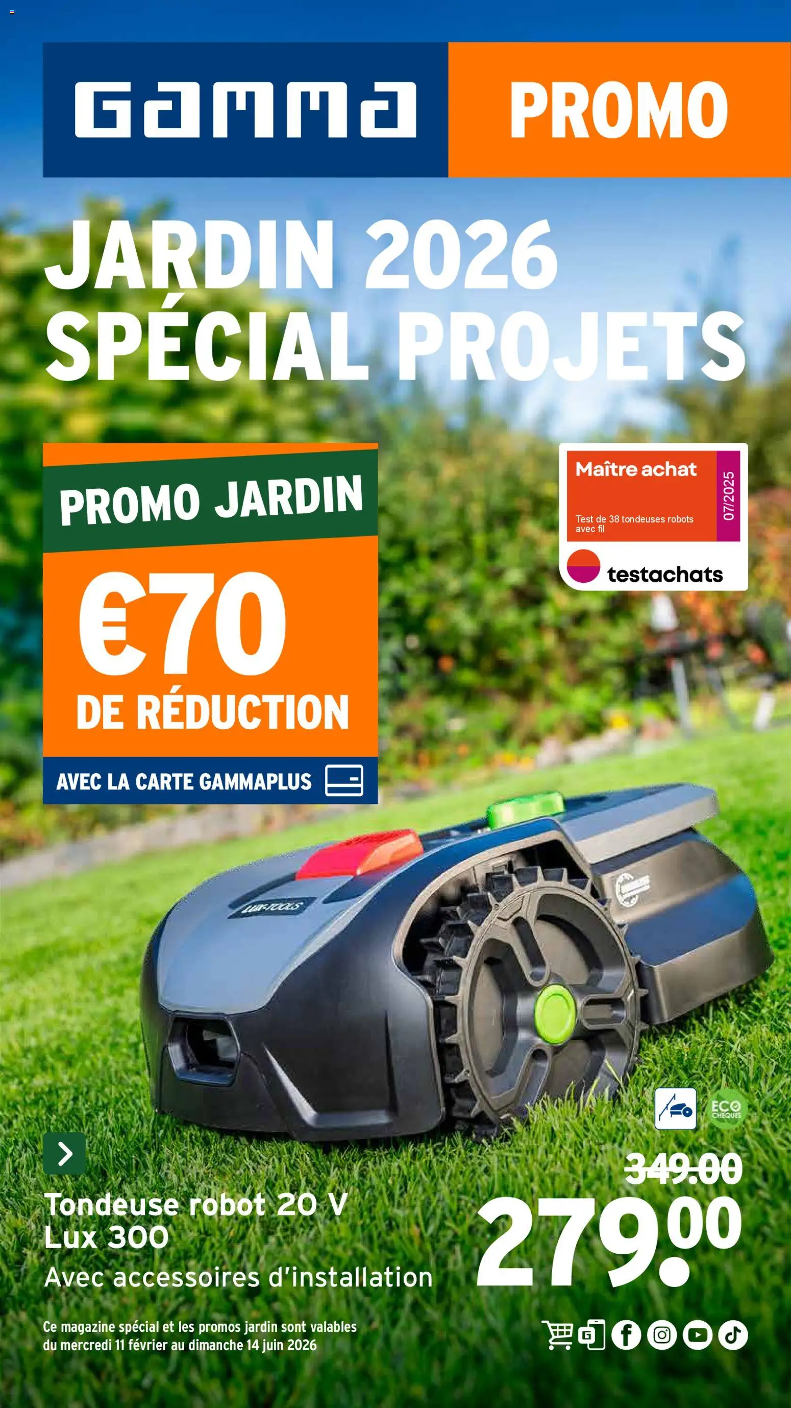 Voorbeeld van Jardin Spécial projets van winkel GAMMA geldig vanaf 11/02/2026