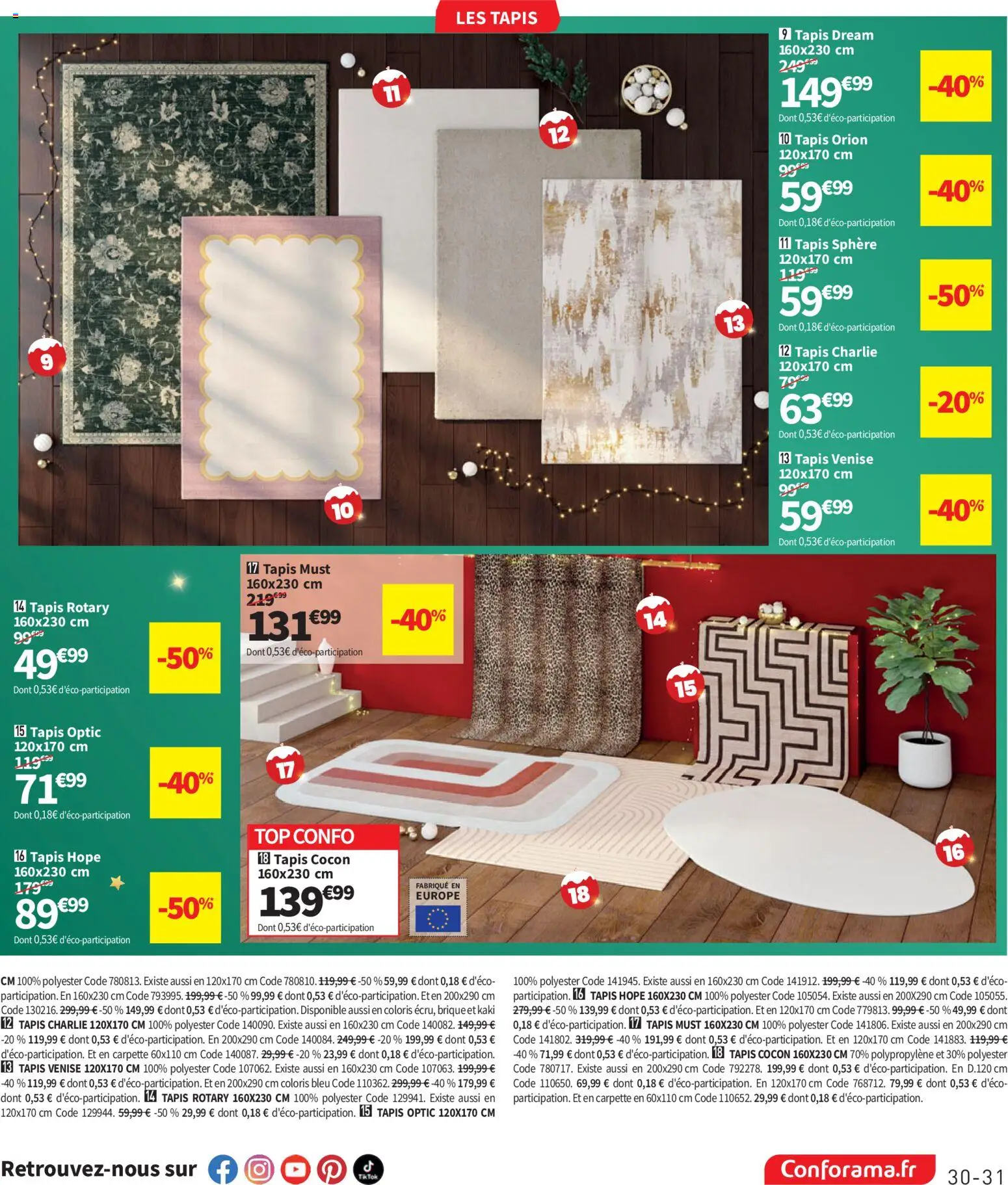 Prévisualisation de Conforama catalogue du magasin Conforama formulaire valide 27/10/2026