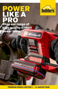 Preview of Builders flyer valid from 01/08/2026