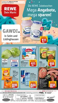 Vorschau von dem Prospekt des Geschäftes Rewe, gültig ab dem 21.09.2026
