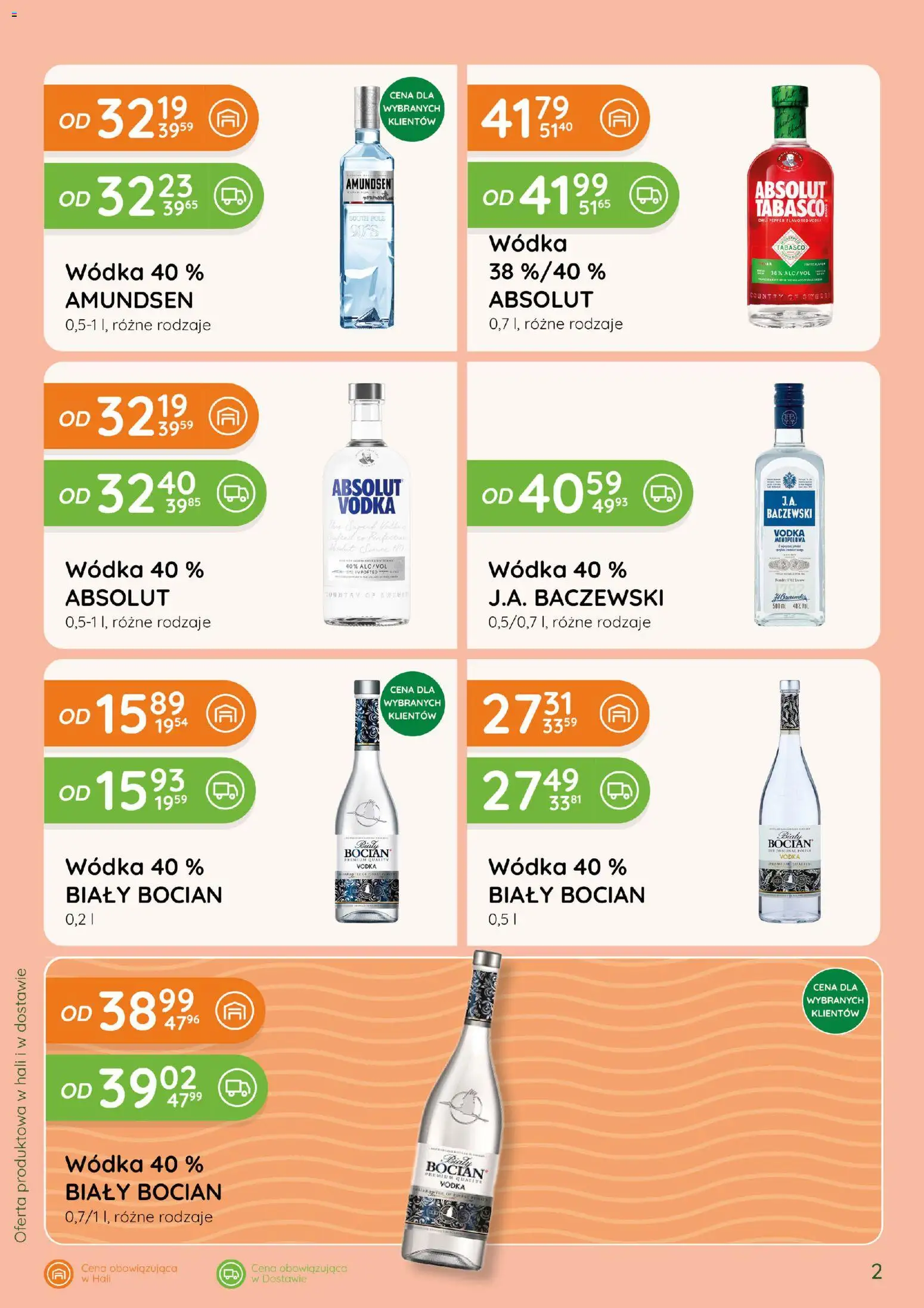 Pogląd gazetki "Eurocash gazetka - Katalog Alkoholowy" ze sklepu Eurocash ważnej od 01.10.2026 - Wódka, Chili, Tabasco, Bocian wódka, Vodka, Biały Bocian