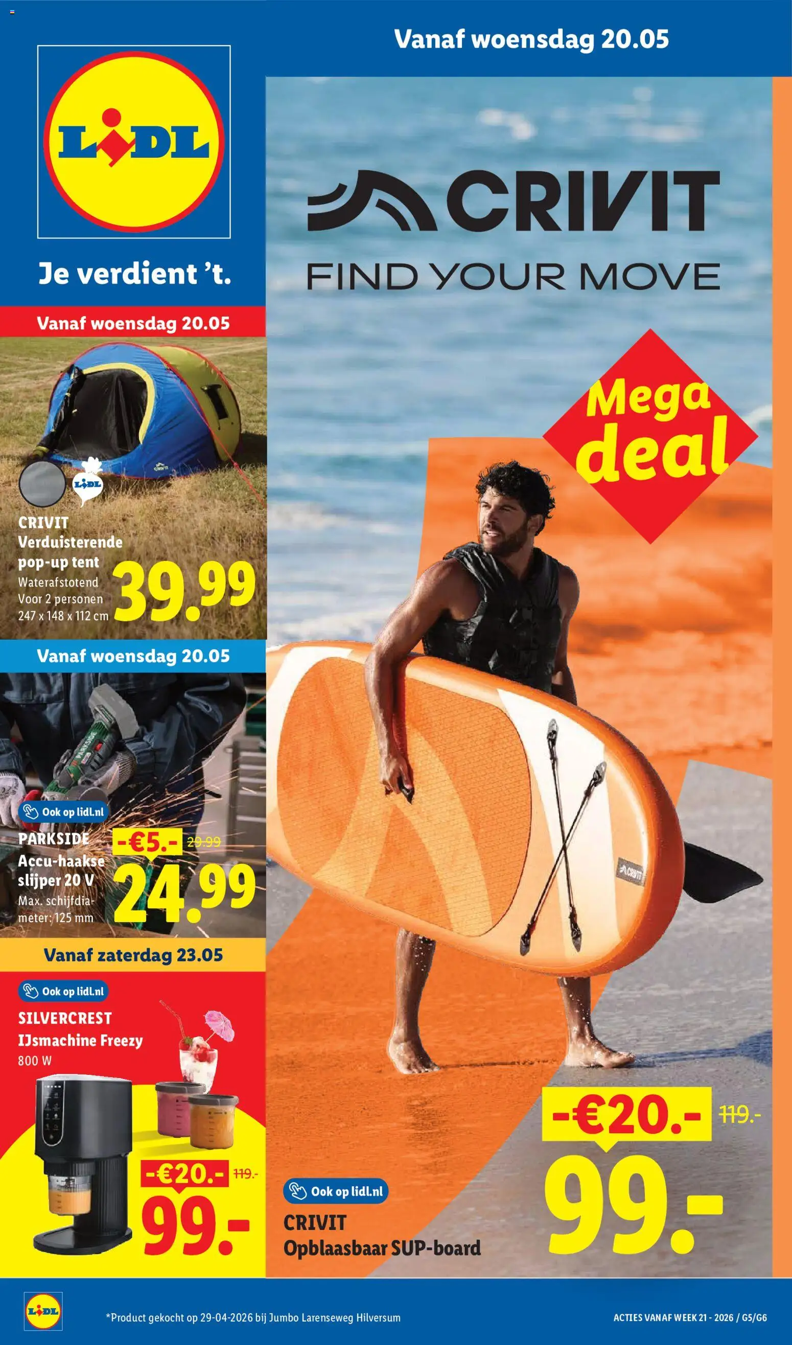 Voorbeeld van Lidl folder - Non food van winkel Lidl geldig vanaf 20-05-2026