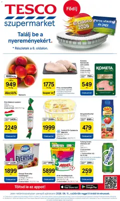 Tesco - Tesco Szupermarket akciós újság megtekintése, amely érvényes 2026.06.11.-től