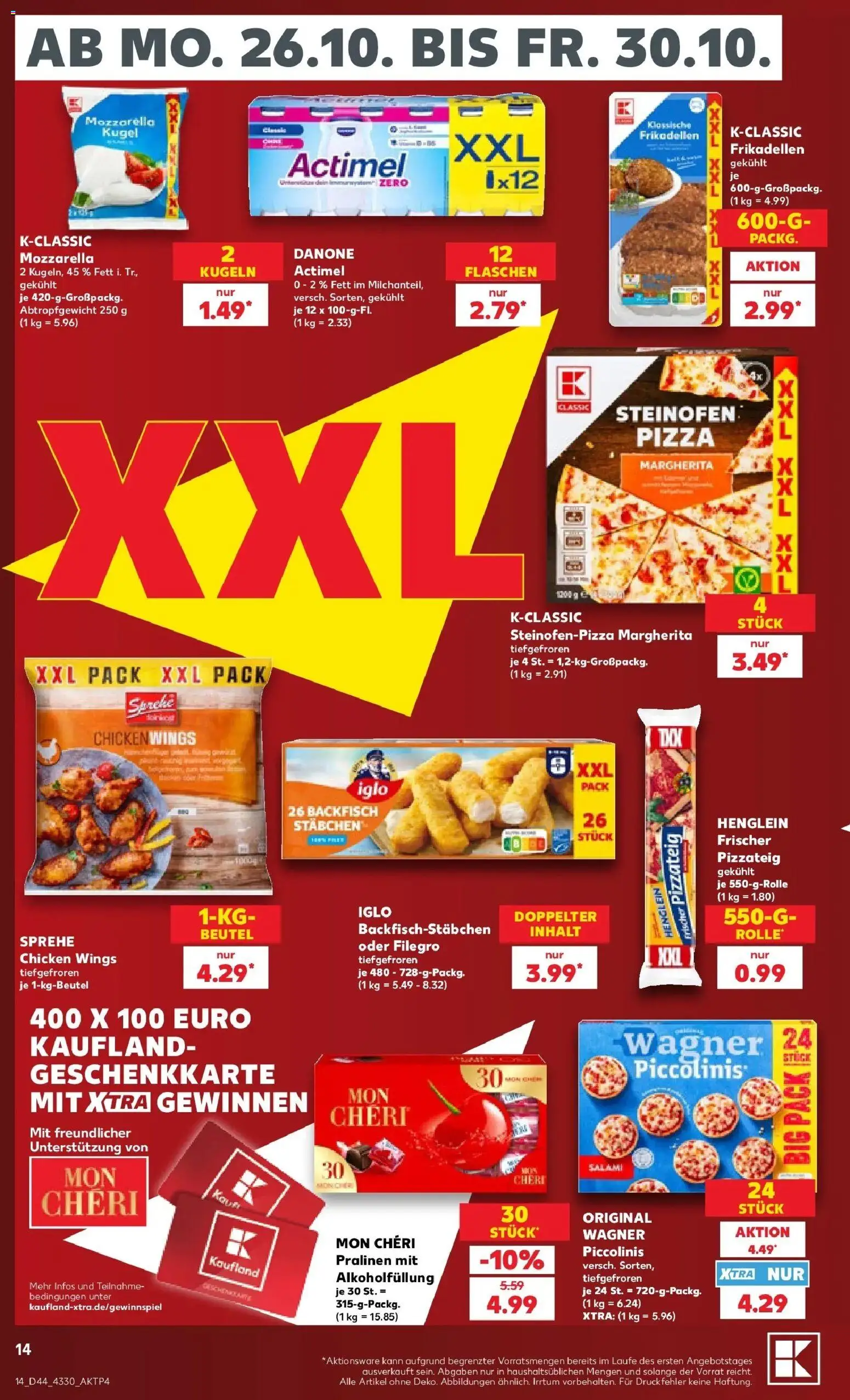 Vorschau von dem Prospekt des Geschäftes Kaufland, gültig ab dem 26.10.2026