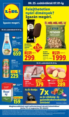 Lidl - Lidl akciós újság megtekintése, amely érvényes 2026.06.25.-től