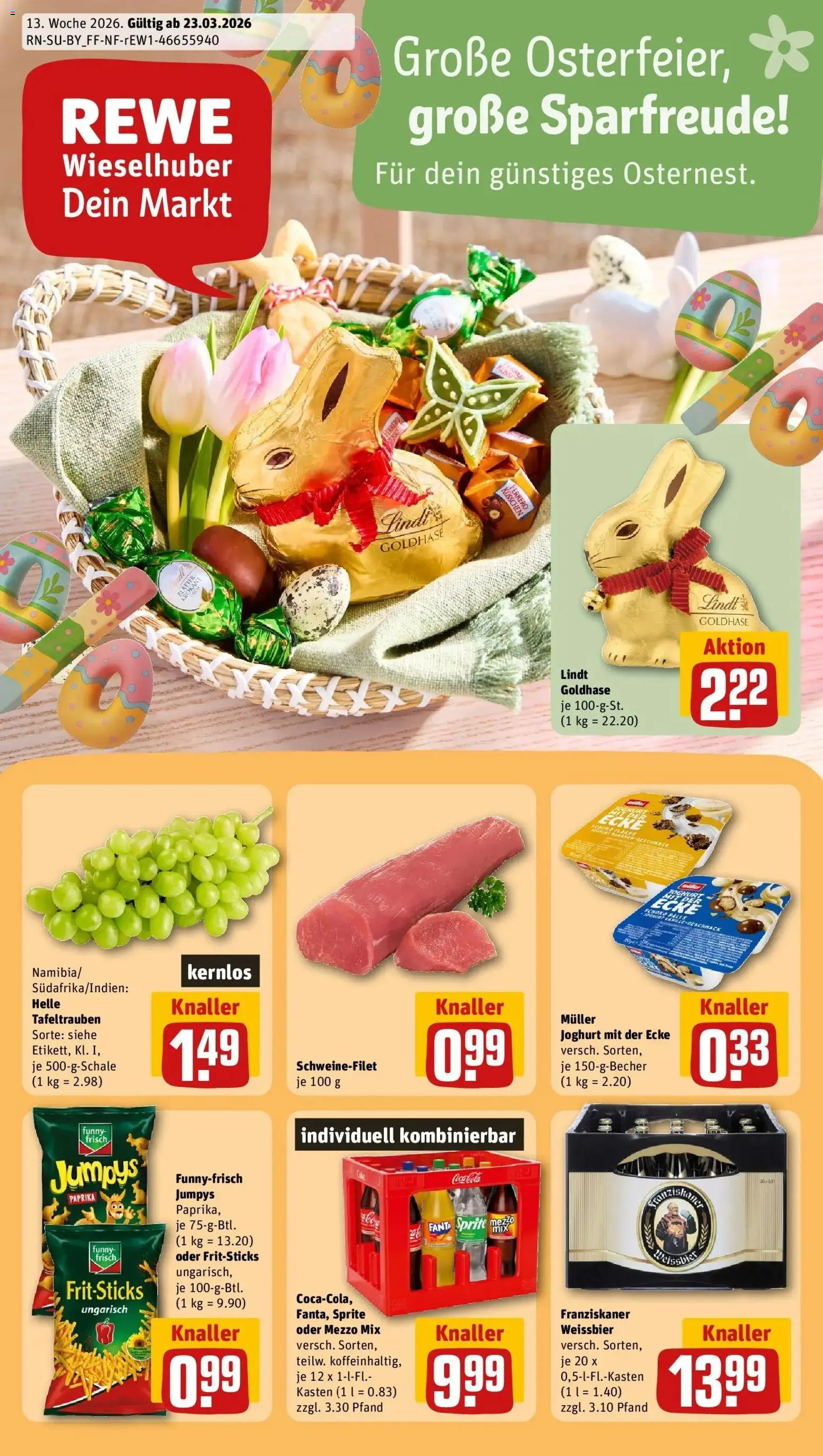 REWE Prospekt ab 23.03.2026 nächste Woche - Rewe Prospekt Rohrbach