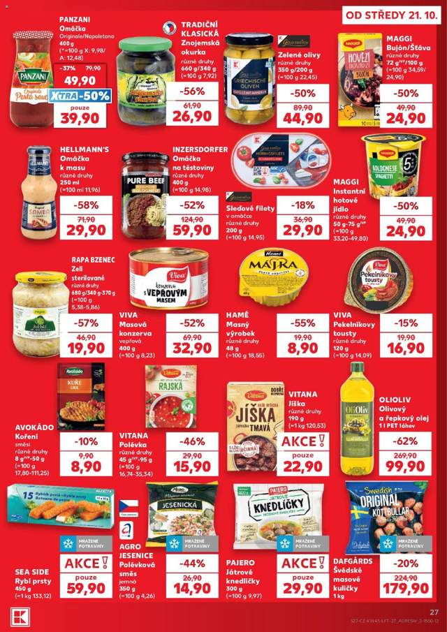 Nový Kaufland leták od 21.10.
