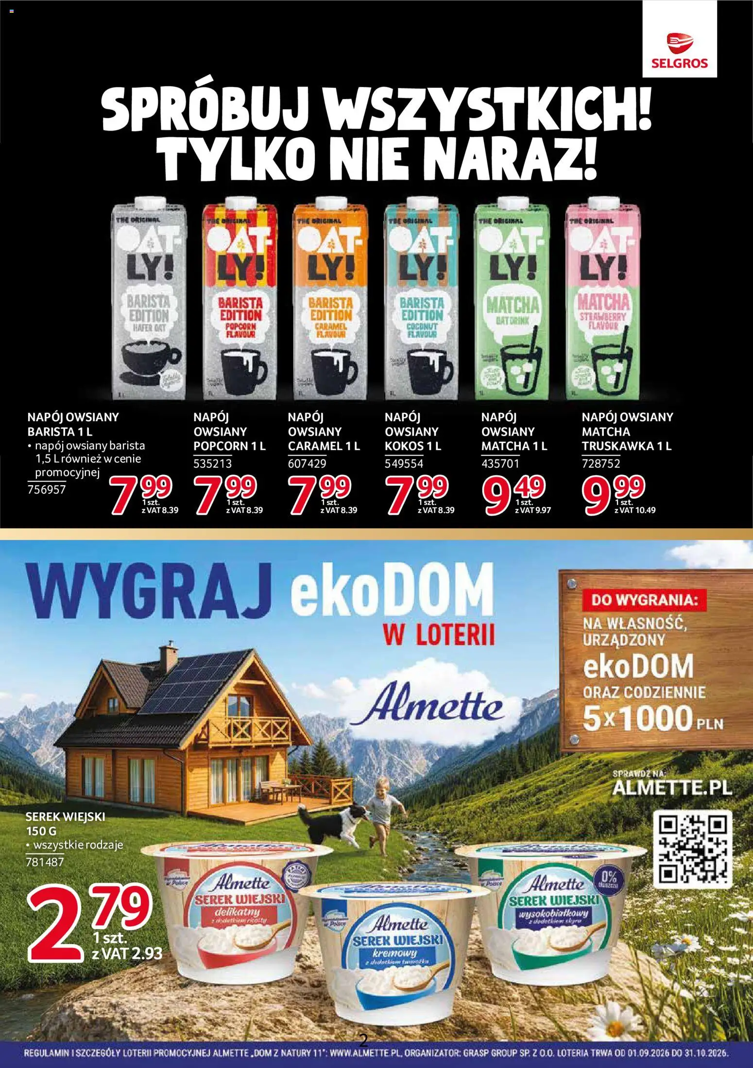 Pogląd gazetki "Selgros cash&carry gazetka - Markowe produkty" ze sklepu Selgros cash&carry ważnej od 10.09.2026