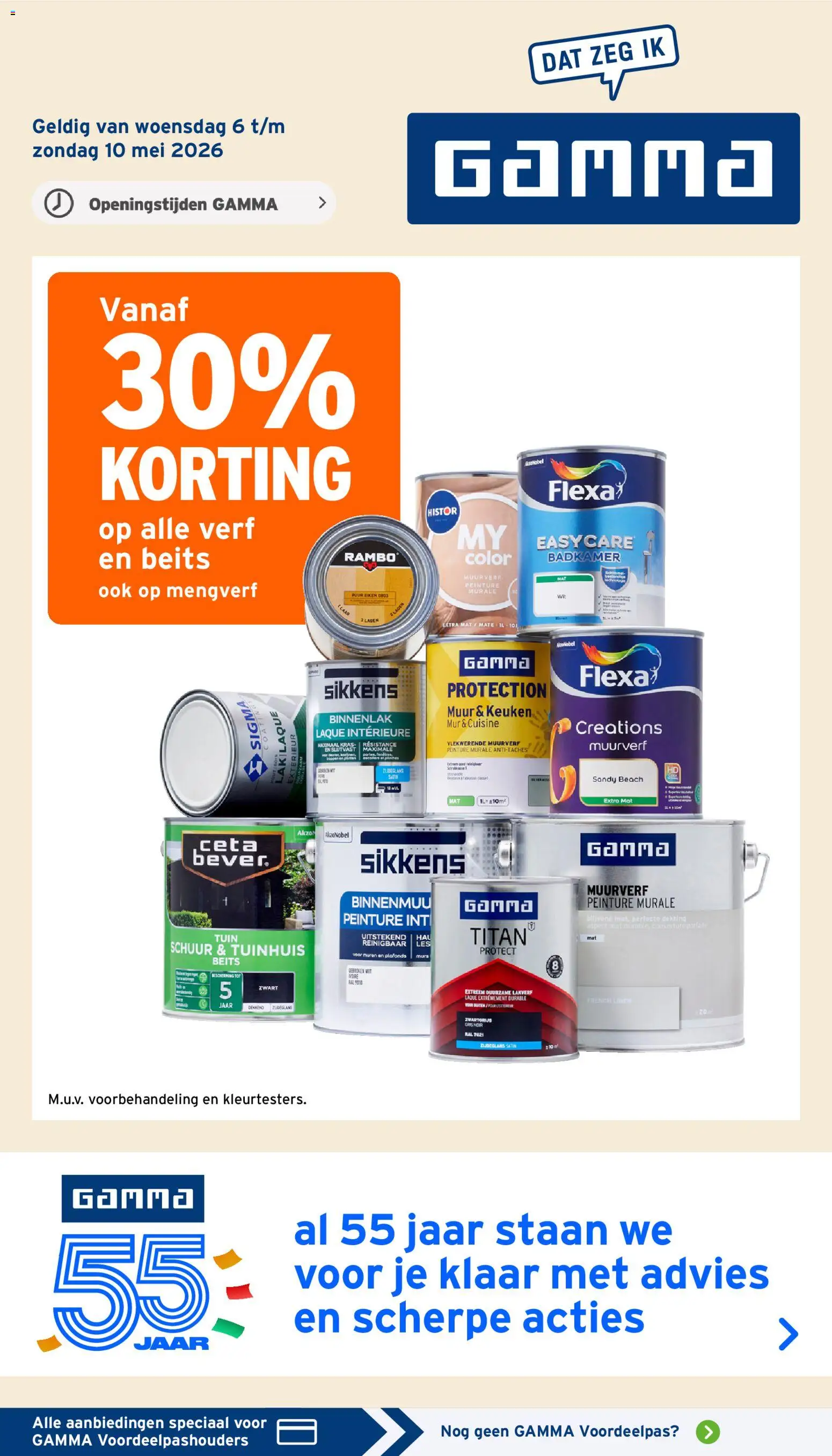 Voorbeeld van GAMMA folder van winkel GAMMA geldig vanaf 06-05-2026
