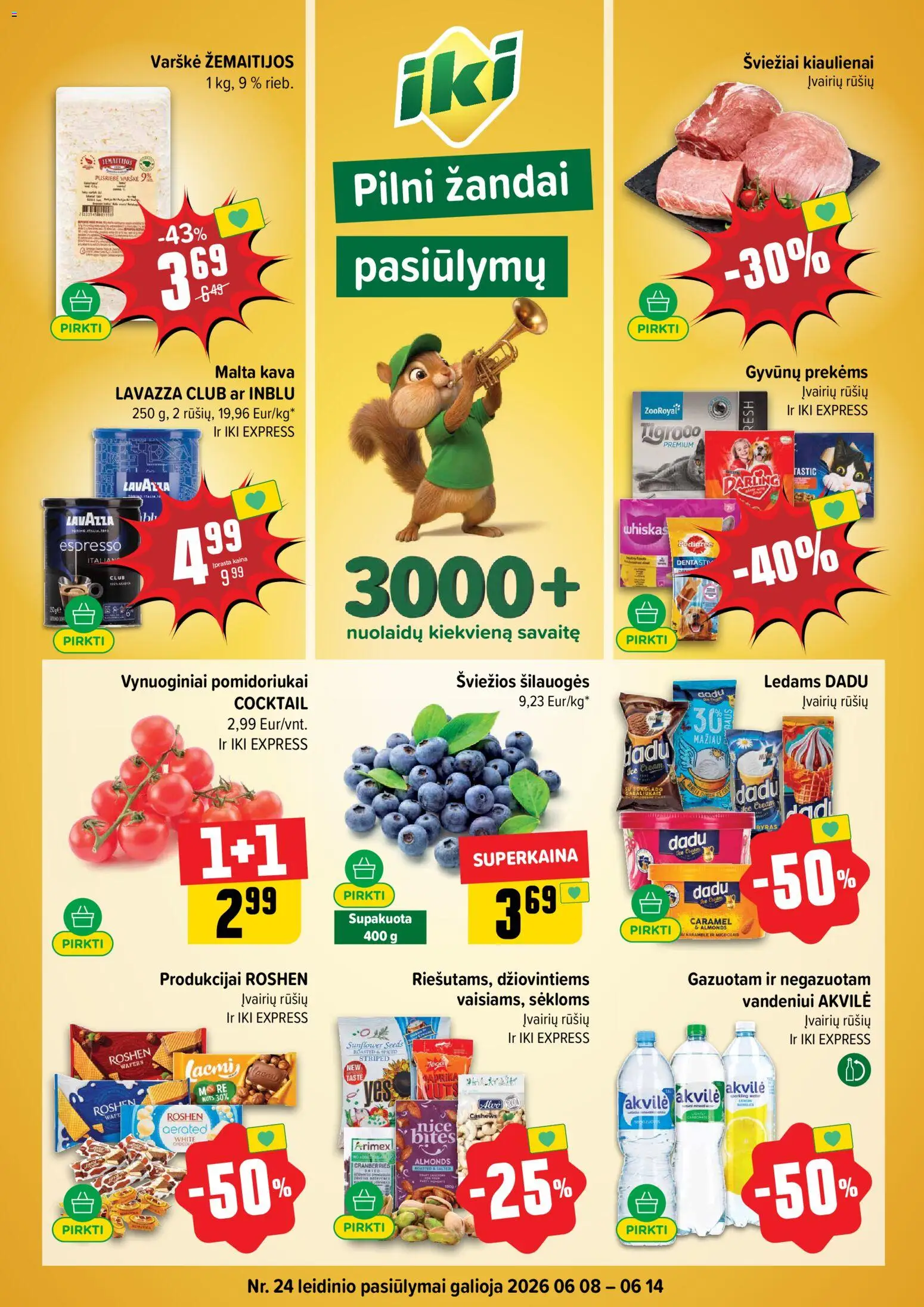 IKI parduotuvės leidinio IKI leidinys galiojančio nuo 2026.06.08 peržiūra