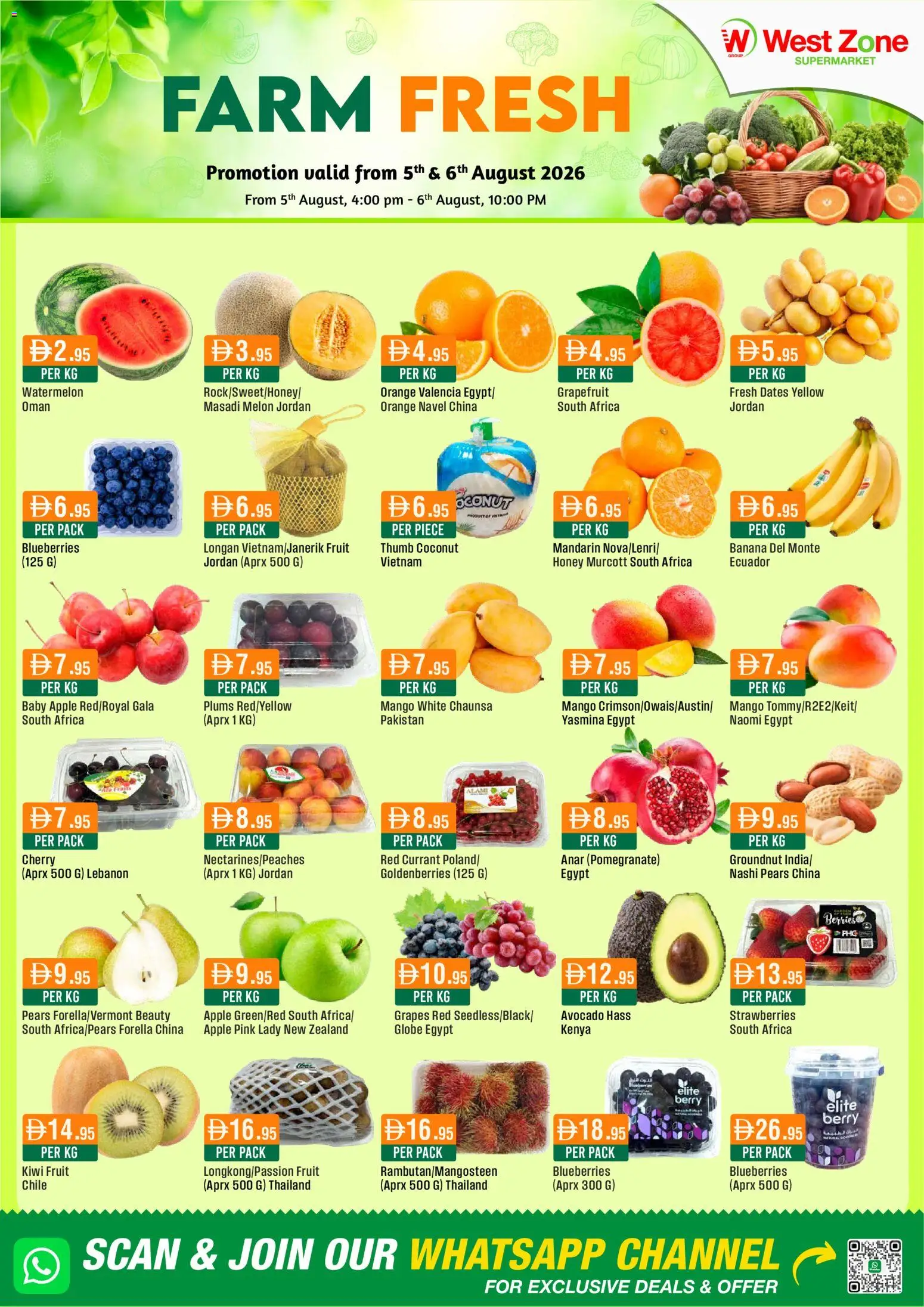 Preview of the catalogue Westzone Supermarket catalogue of store Westzone Supermarket valid from 5 Aug, 2026