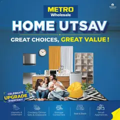 Preview of leaflet Metro - Home Utsav from store Metro is valid from 01/06/2026