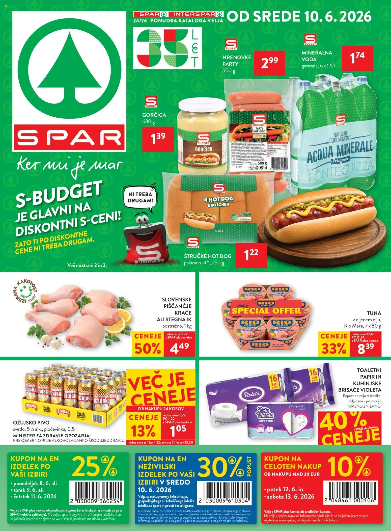 Predogled kataloga iz trgovine Spar veljaven od 10.06.2026