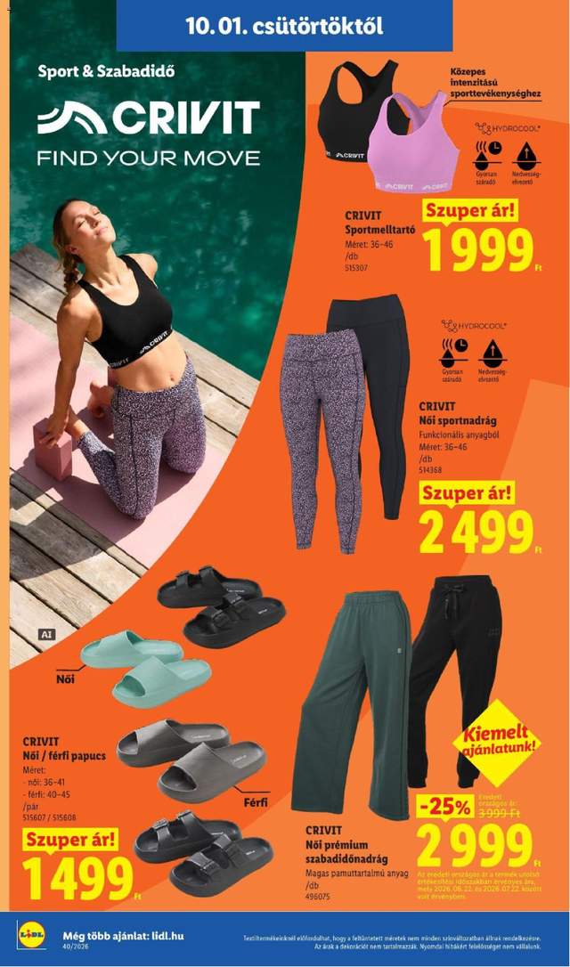Új Lidl akciós újság 10.01.