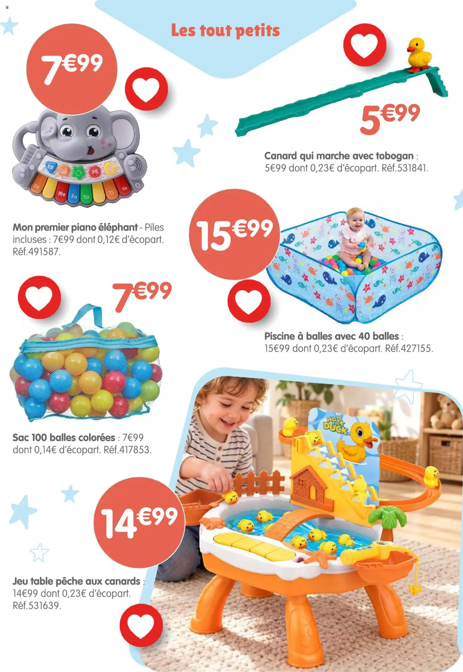 Prévisualisation de B&M catalogue Pays des jouets du magasin B&M formulaire valide 28/10/2026 - Piscine, Sac, Piano, Canard, Pêche, Table, Piles, Pêche aux canards
