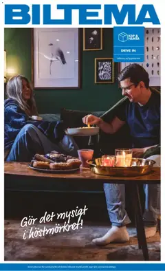 Förhandsgranska reklamblad Biltema erbjudanden höstmys och belysning från butik Biltema gäller från 01/09/2026