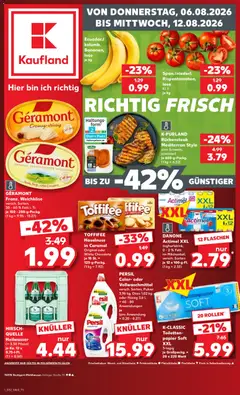 Vorschau von dem Prospekt des Geschäftes Kaufland, gültig ab dem 06.08.2026