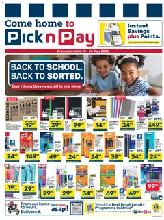 Preview of Pick n Pay flyer valid from 13/07/2026