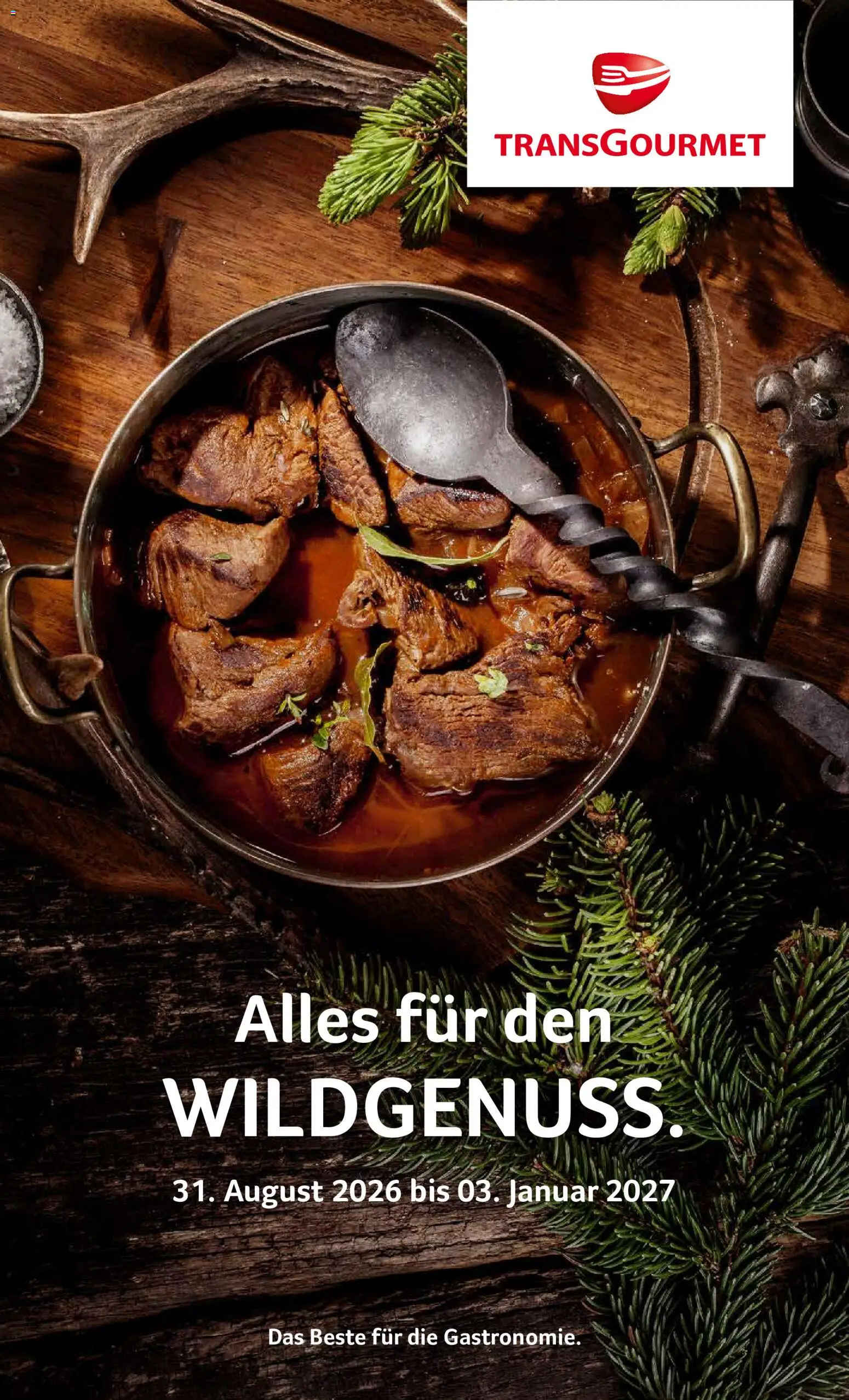 Vorschau der Angebote: Transgourmet Transgourmet Alles für den Wildgenuss gültig ab 31.08.2026