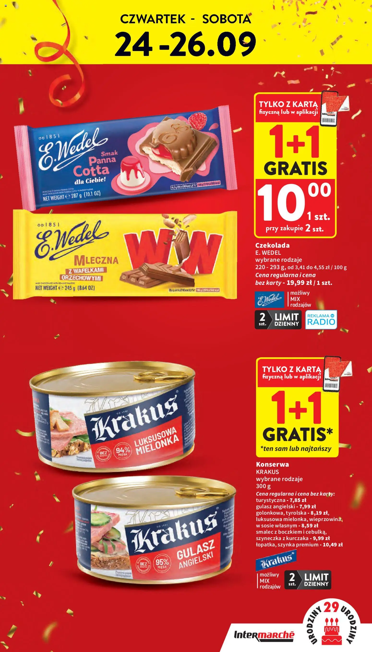 Pogląd gazetki "Intermarche gazetka" ze sklepu Intermarche ważnej od 24.09.2026
