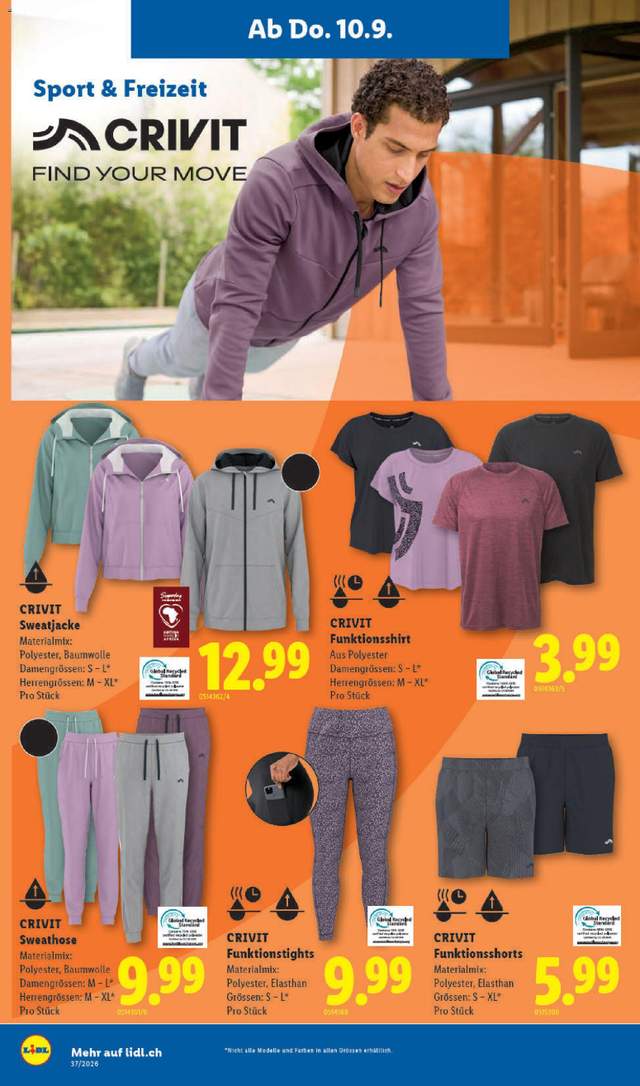 Neue Lidl Aktionen ab 10.09.
