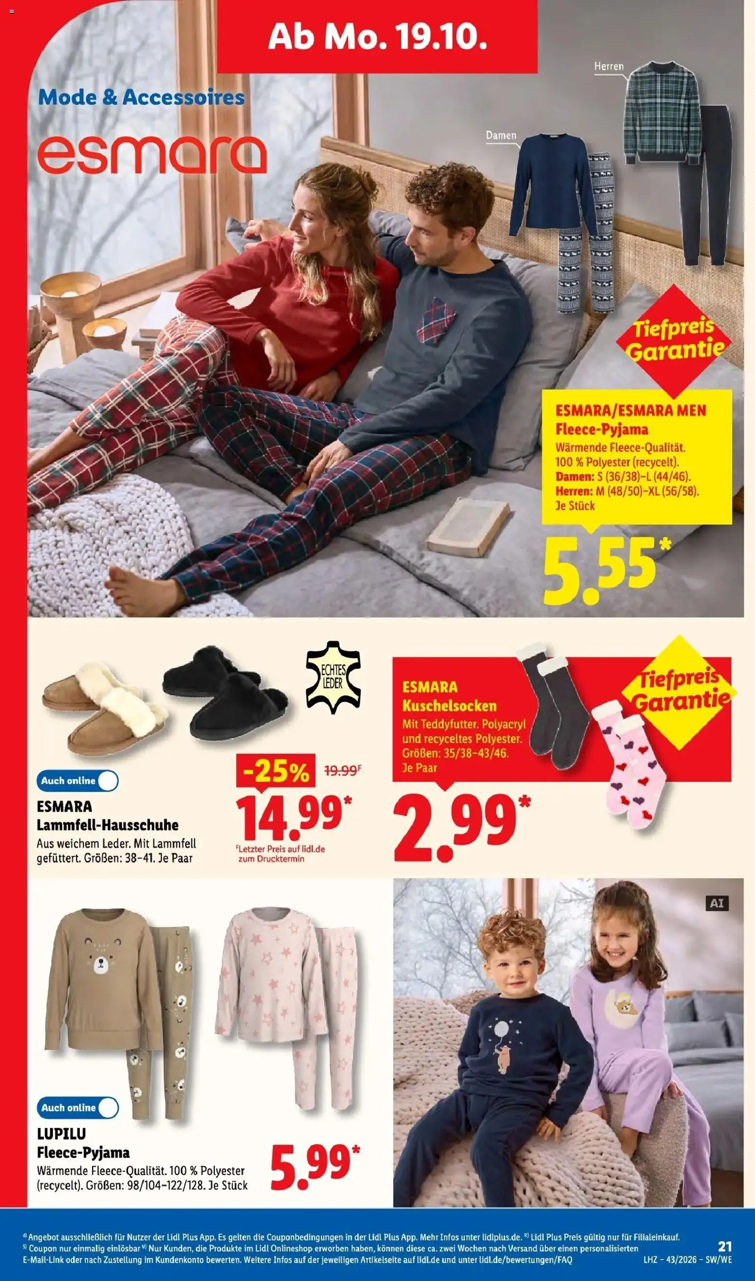 Vorschau von dem Prospekt des Geschäftes Lidl, gültig ab dem 19.10.2026