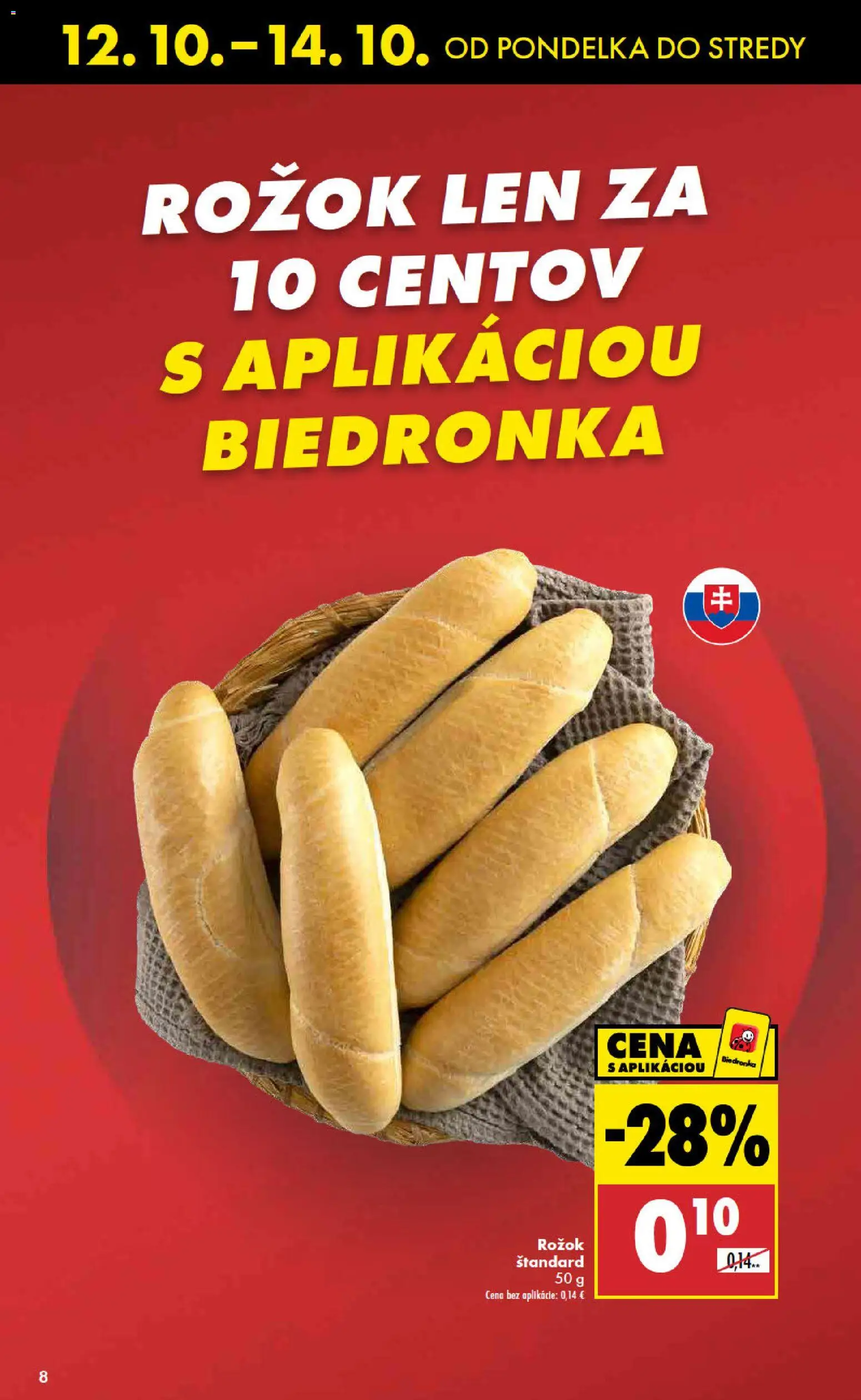 Náhľad Biedronka letáku platného od 12.10.2026 - Rožok