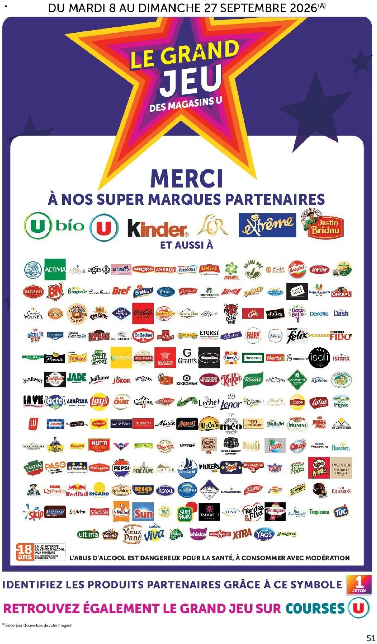 Prévisualisation de Hyper U catalogue du magasin Hyper U formulaire valide 08/09/2026 - Dessert, Red bull, Jean, Miel, Raffaello, Pepsi, Dash, Brousse
