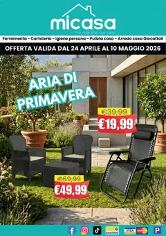 Anteprima dell'opuscolo Aria di Primavera dal negozio Offerte valido da 21/04/2026