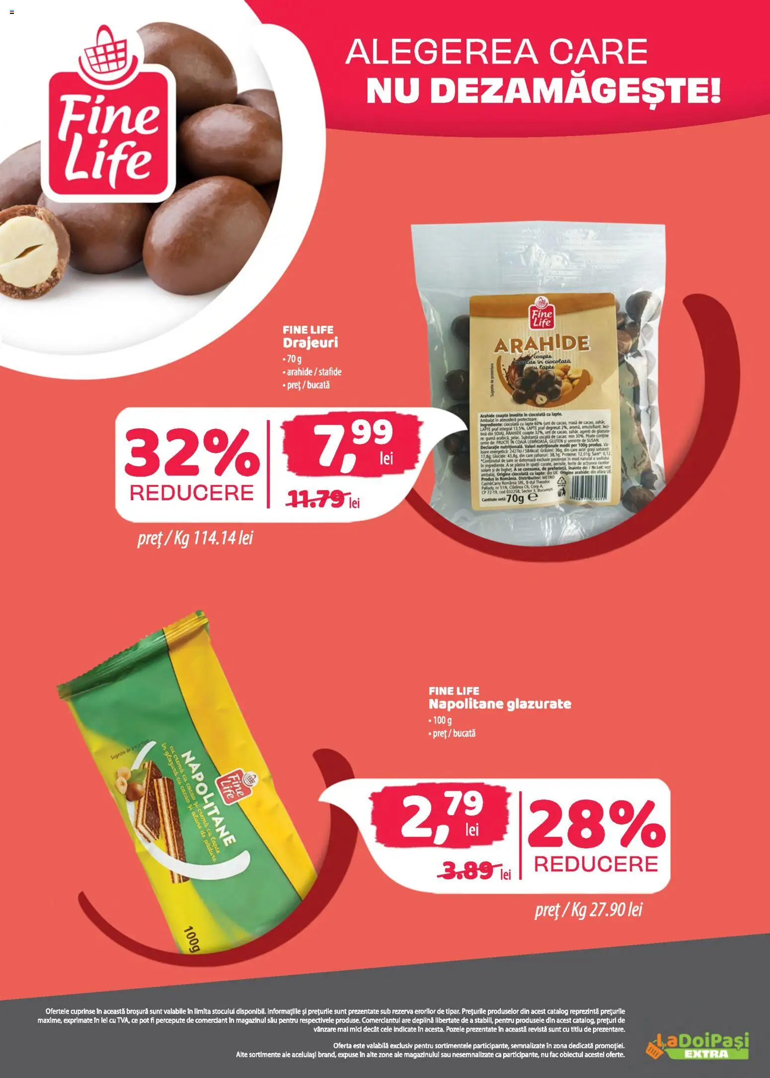 Previzualizarea de cataloage: LaDoiPași LaDoiPași Catalog extra valabil de la 01.11.2026 - Mici, Ciocolată, Lapte, Fructe, Unt, Cremă, Cacao, Stafide