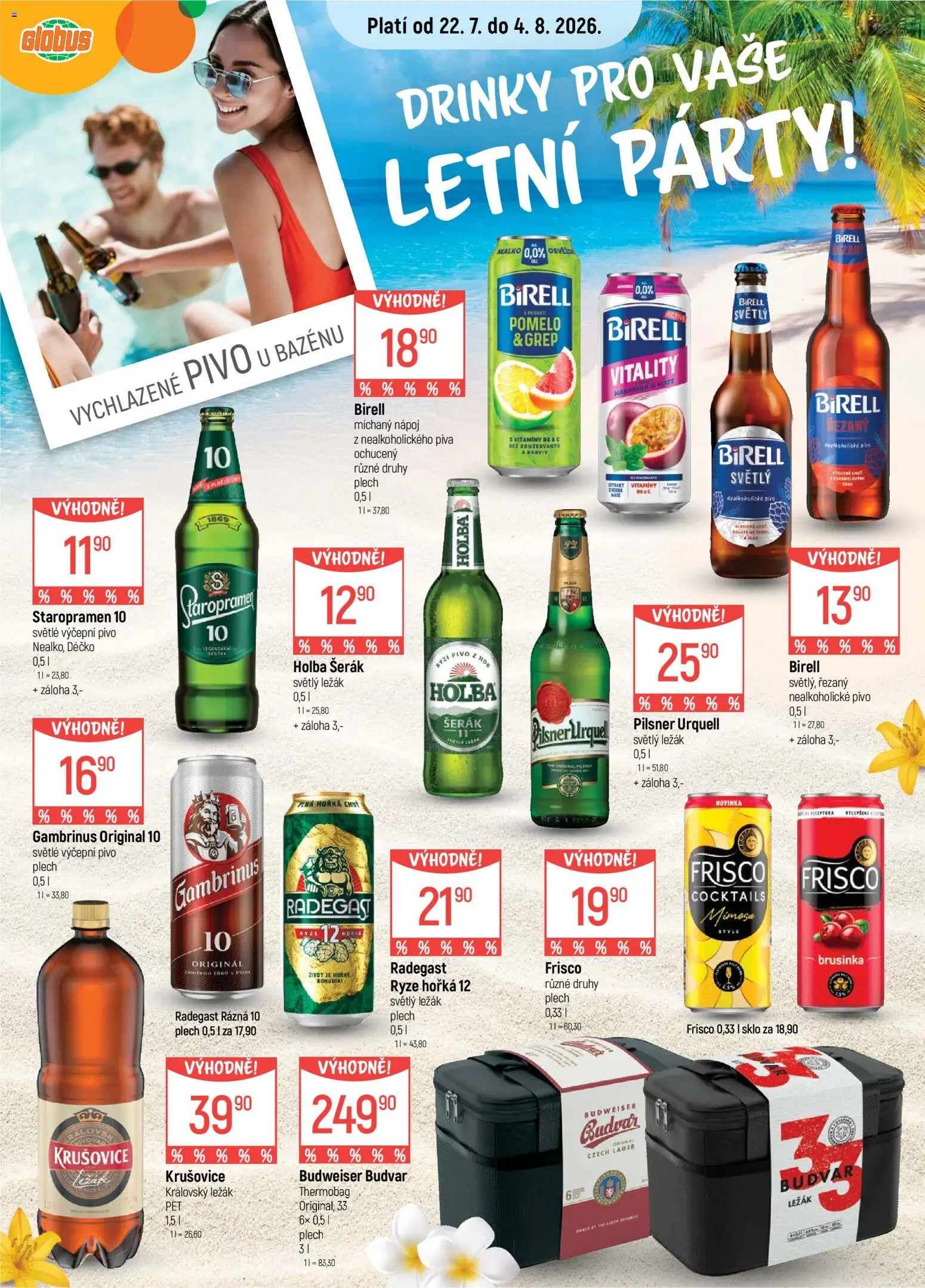 Náhled nabídky: Globus Globus leták - Drinky platný od 22.07.2026