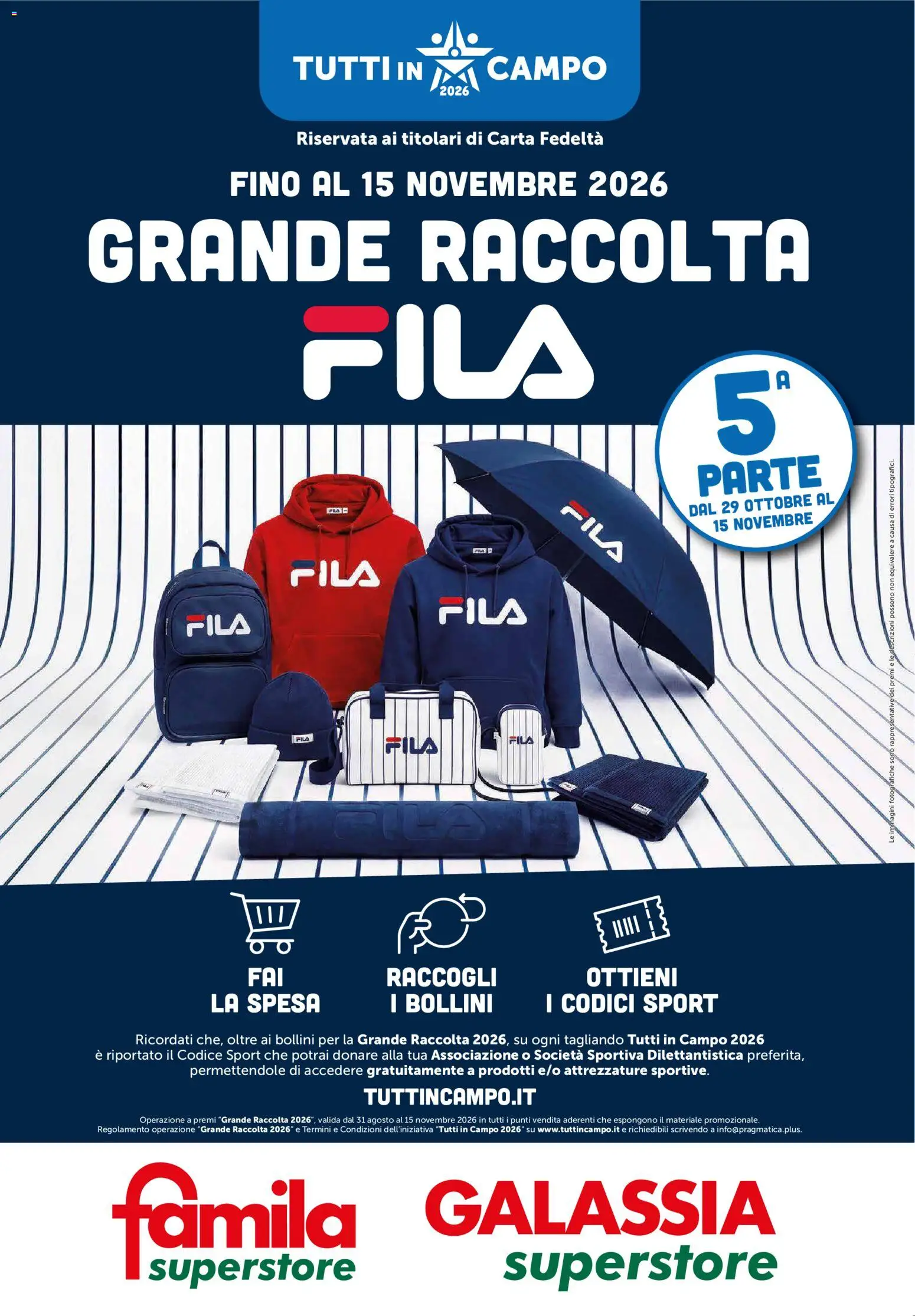 Anteprima dell'opuscolo Famila volantino Grandi Marche dal negozio Famila valido da 29/10/2026