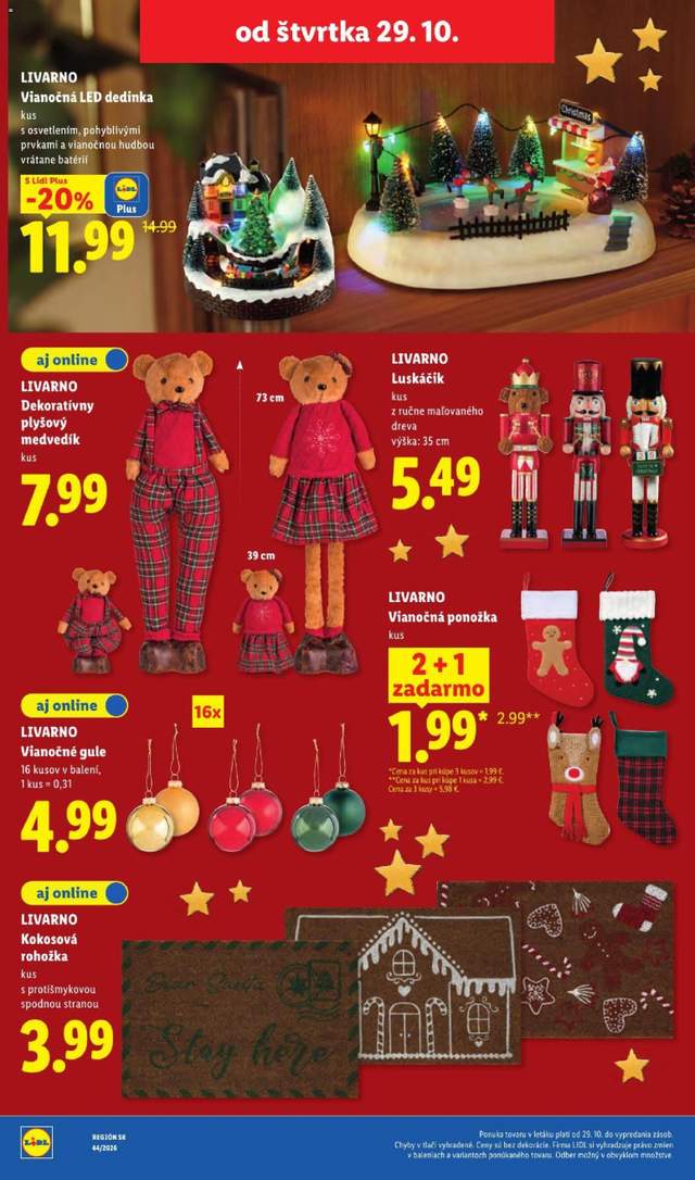 Nový Lidl leták od 26.10.