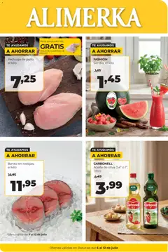 Vista previa del folleto de la tienda Alimerka válido desde el 06/07/2026 