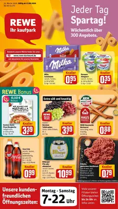 Vorschau von dem Prospekt des Geschäftes Rewe, gültig ab dem 17.08.2026