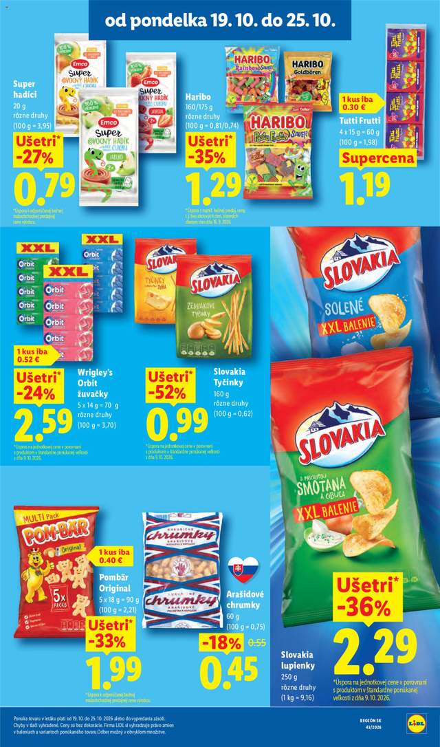 Nový Lidl leták od 19.10.