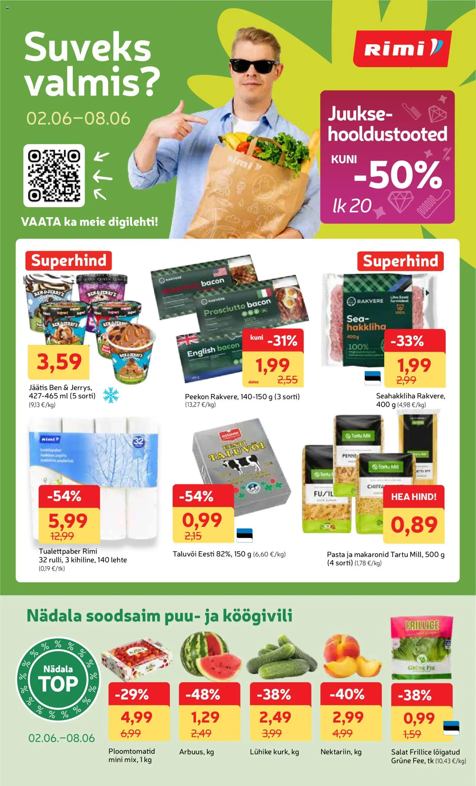 Rimi kliendilehe eelvaade alates 02.06.2026