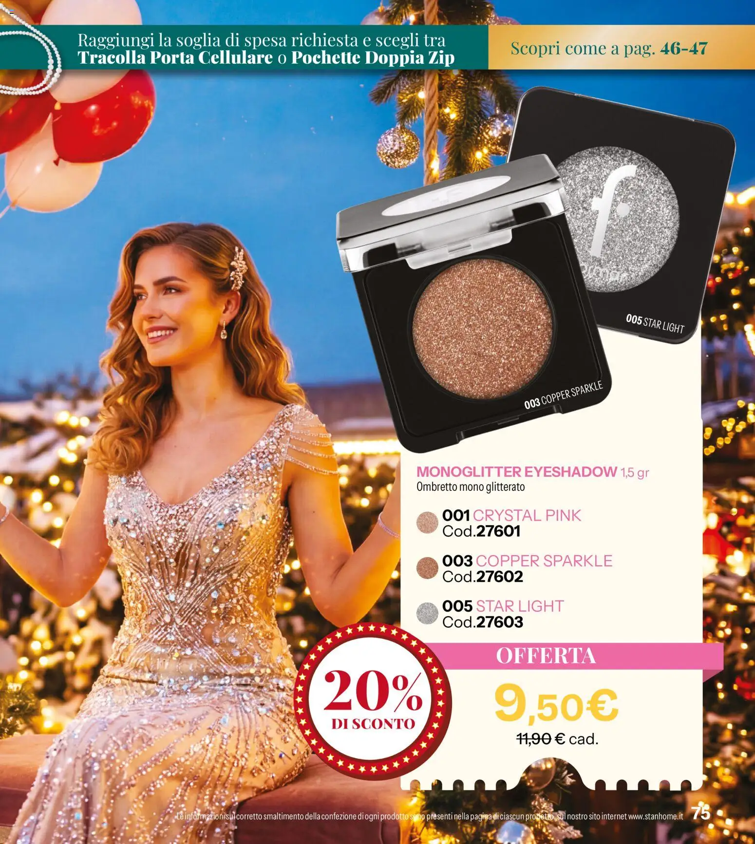 Anteprima dell'opuscolo Catalogo Stanhome Natale dal negozio Stanhome valido da 27/10/2026 - Cellulare, Porta, Ombretto