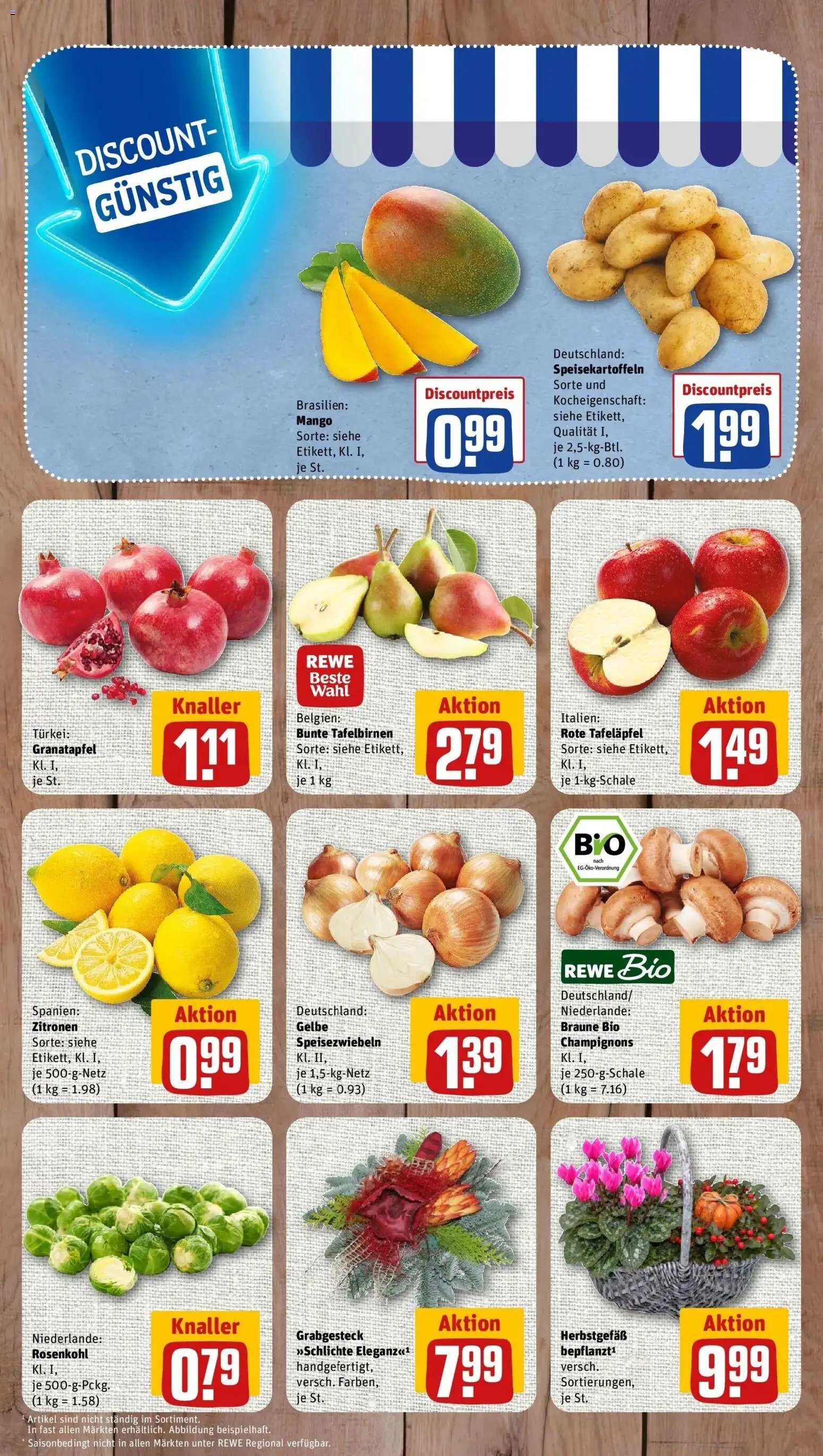 Vorschau von dem Prospekt des Geschäftes Rewe, gültig ab dem 19.10.2026