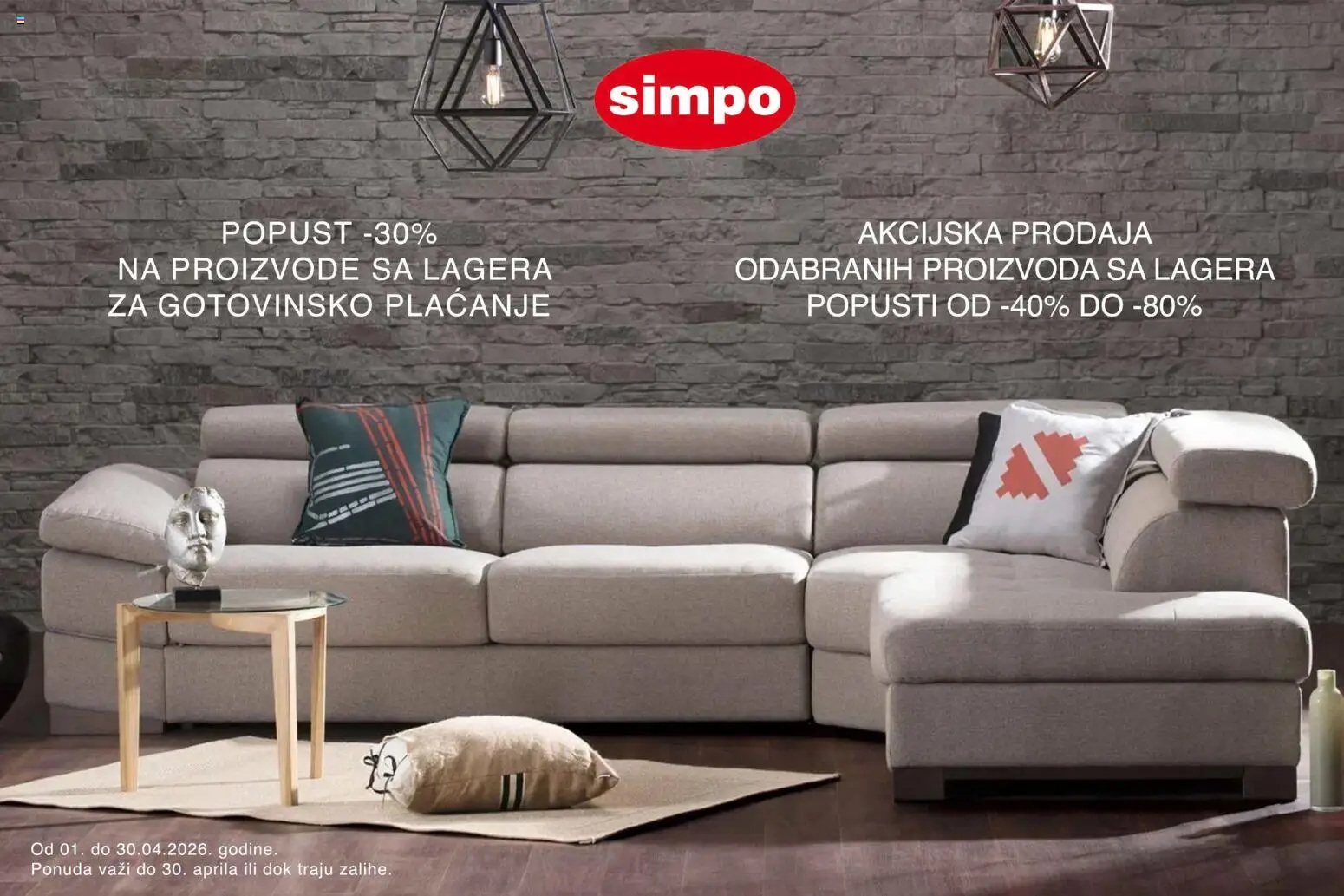 Pregled SIMPO kataloga - važi od 01.04.2026