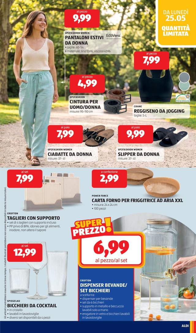 Nuovo volantino Aldi dal 25/05